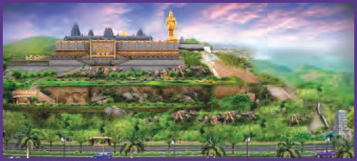 Tourism Place - Yadadri Temple